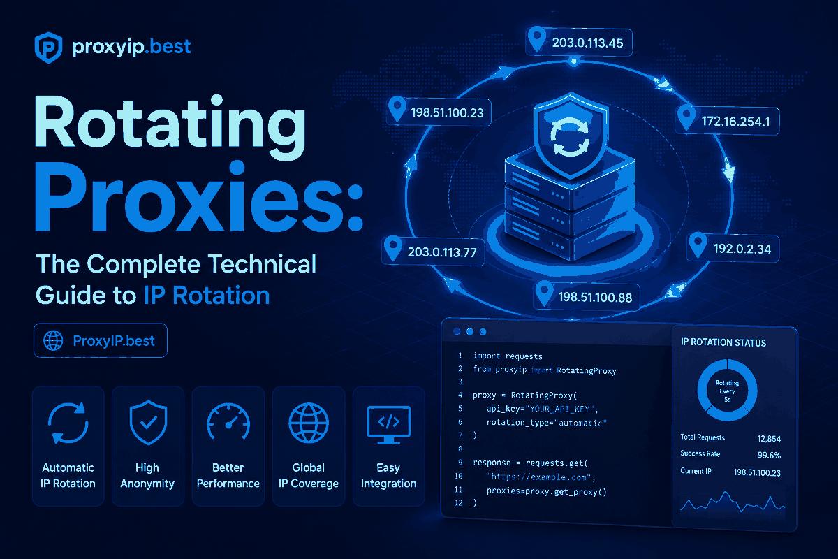 Rotating Proxies: The Complete Technical Guide to IP Rotation | ProxyIP.best